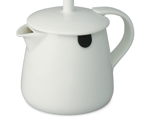 white teabag teapot 12oz