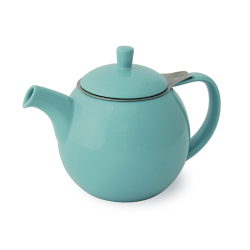 turquoise curve teapot 24oz